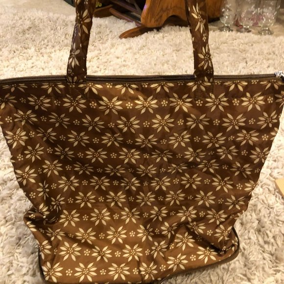 Temptations Insulated Tote Collapsible Zipper Bag Zip Up Cooler Tote - Picture 4 of 7